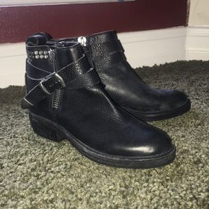 Dolce Vita Black Leather Booties